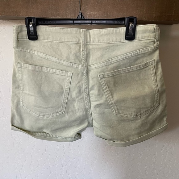 Old Navy|OG Shorts High Rise Denim, Pastel Mint Denim in High Rise—Size 8•••NWT - Picture 2 of 9